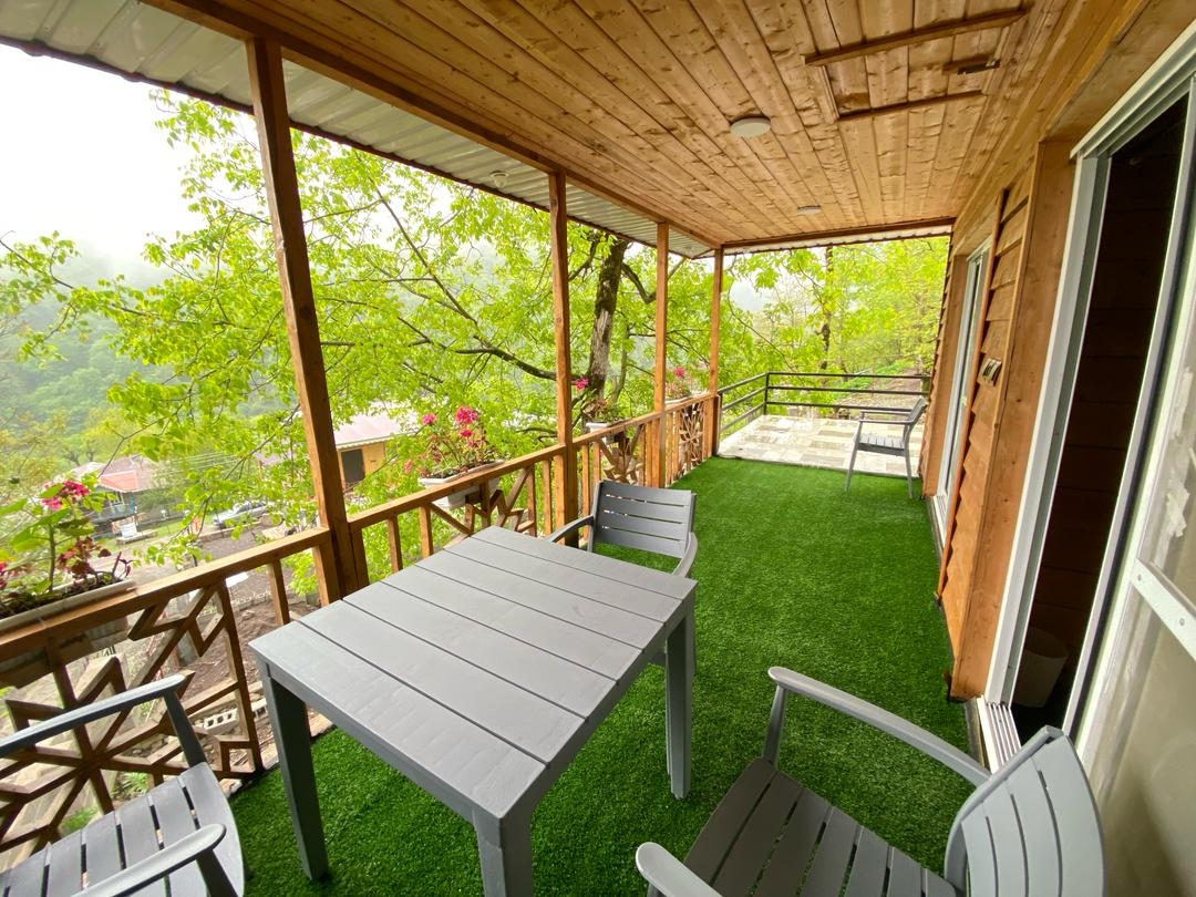 اجاره کلبه چوبی جکوزی دار دوبلکس در اسب ریسه ماسال