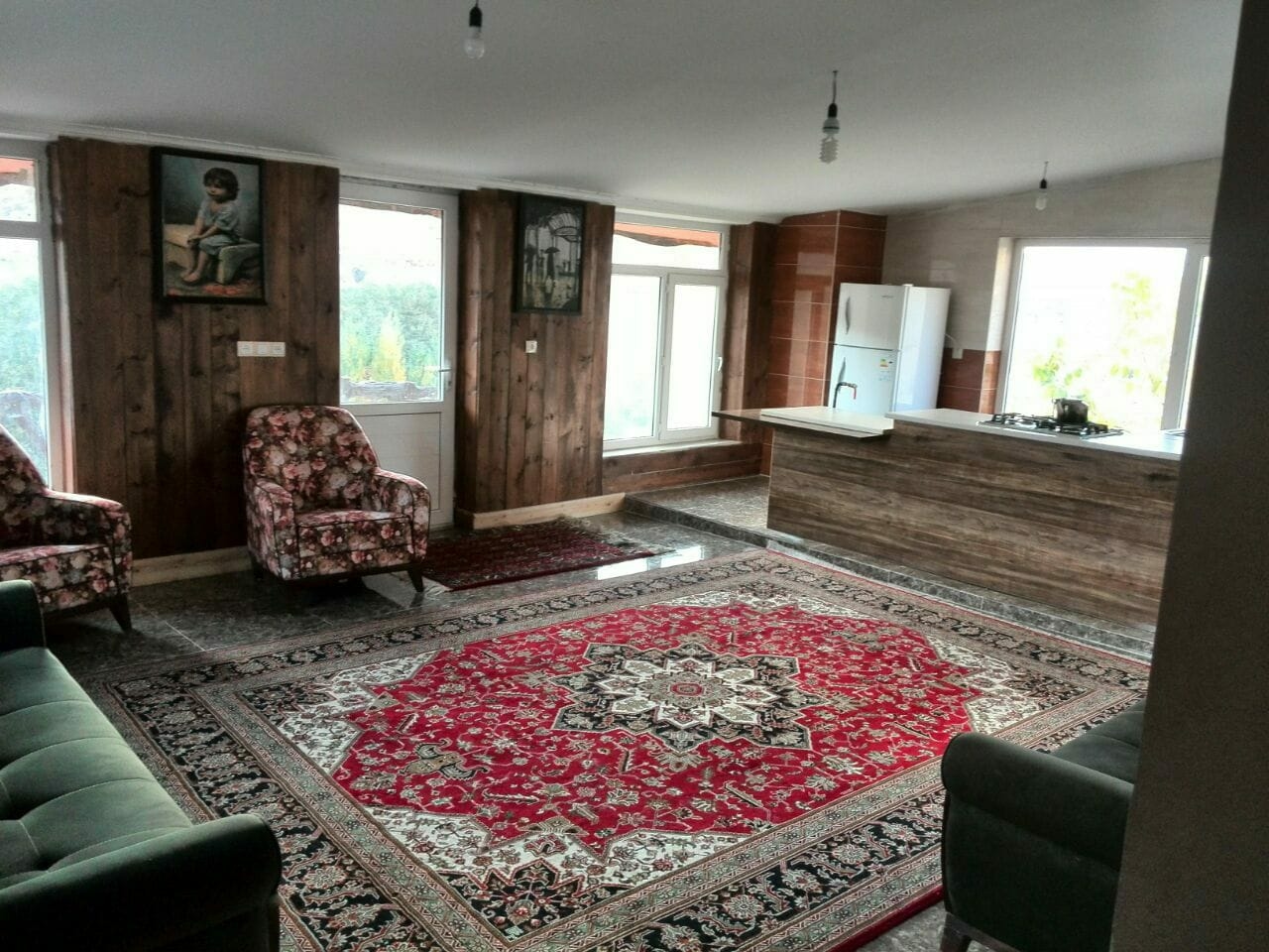 اجاره خانه باغ در کمهر سپیدان - دو خواب100 متری