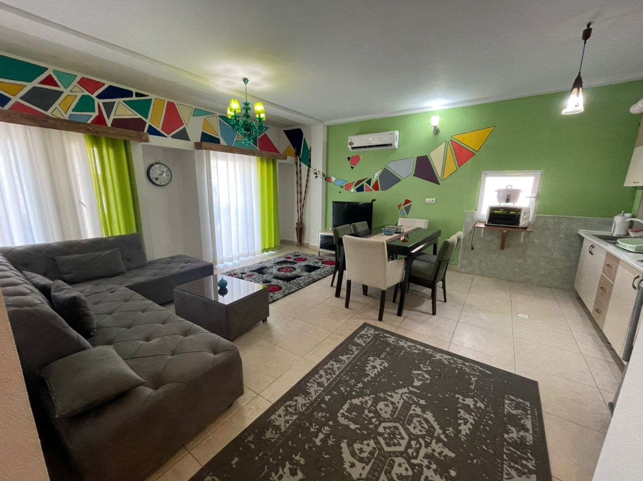 اجاره آپارتمان مبله در شهرک صدف کیش _ سبز