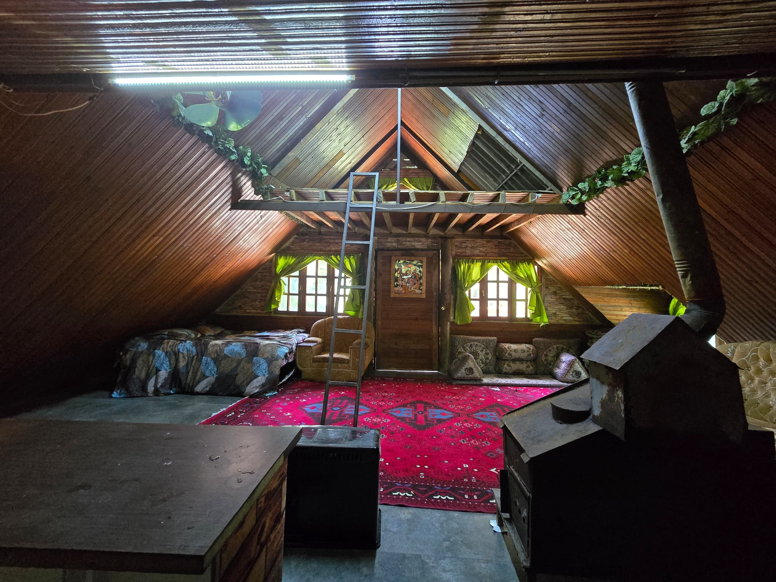 رزرو کلبه چوبی درختی در روستای امره ساری - الارا