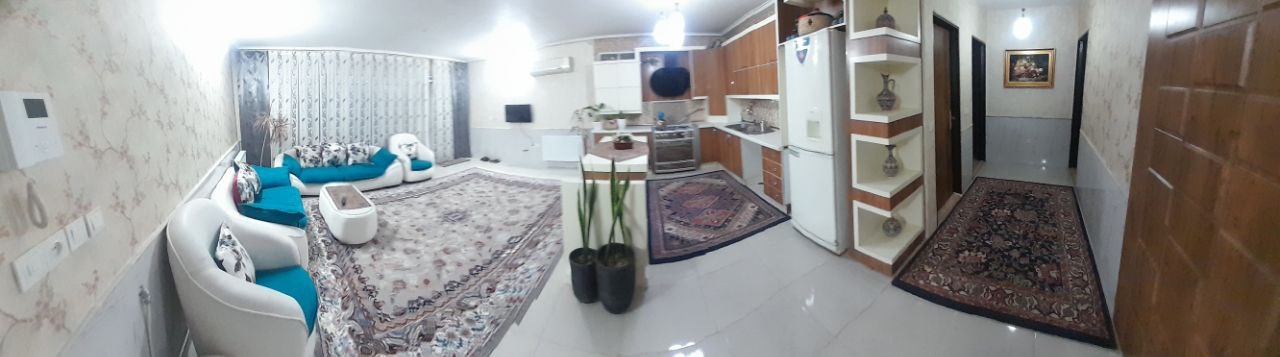 اجاره منزل مبله تمیز در صنعت کاشان - دوخوابه 120 متری