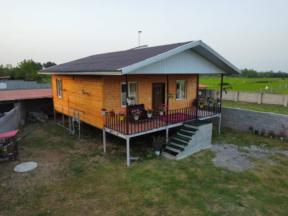 کلبه چوبی در روستا دلیجان ماسال  - دو خواب