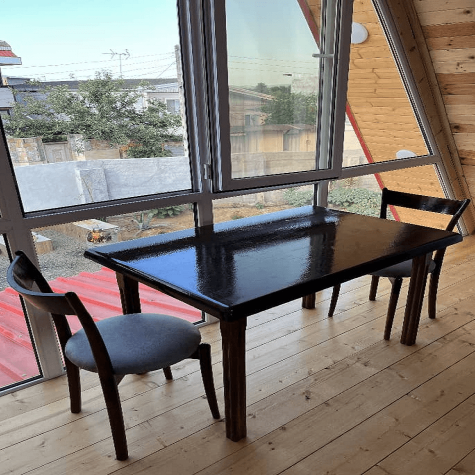 کلبه سوئیسی دوبلکس در روستای قادیکلا قائم شهر - پالم نمای ساختمان