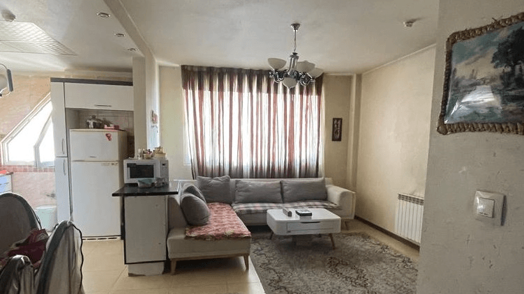 آپارتمان مبله تکخواب در شهید آقایی شیراز سالن
