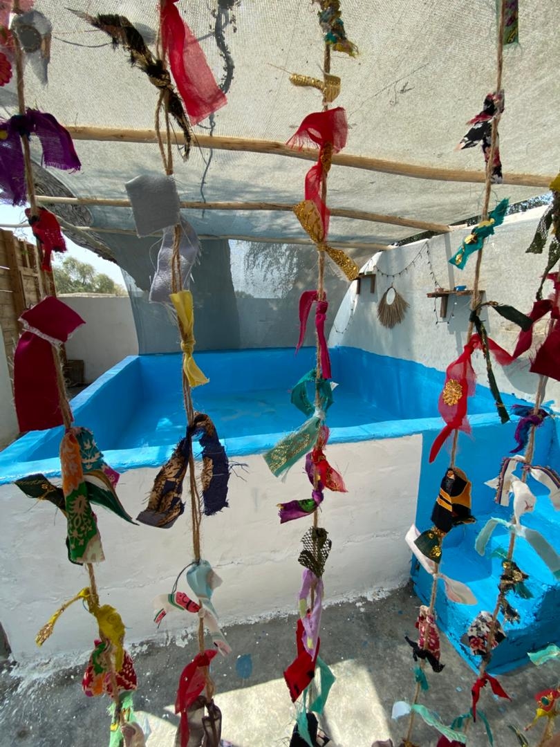 اجاره اقامتگاه بومگردی با استخر روباز در طبل قشم - غروب