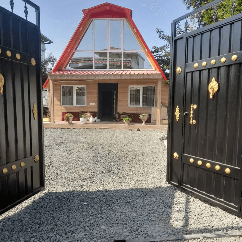 کلبه سوئیسی دوبلکس در روستای قادیکلا قائم شهر - پالم نمای ساختمان