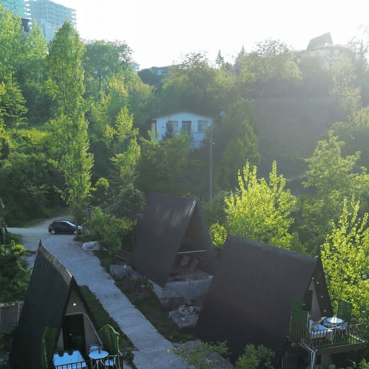 کلبه سوئیسی جنگلی دوبلکس جکوزی دار در اربه کله رامسر