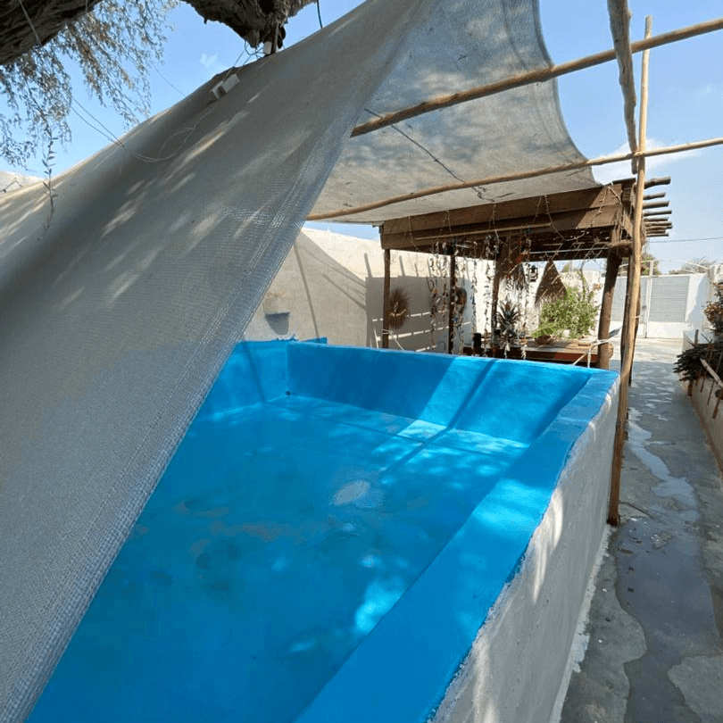 اجاره اقامتگاه بومگردی با استخر روباز در طبل قشم - طلوع