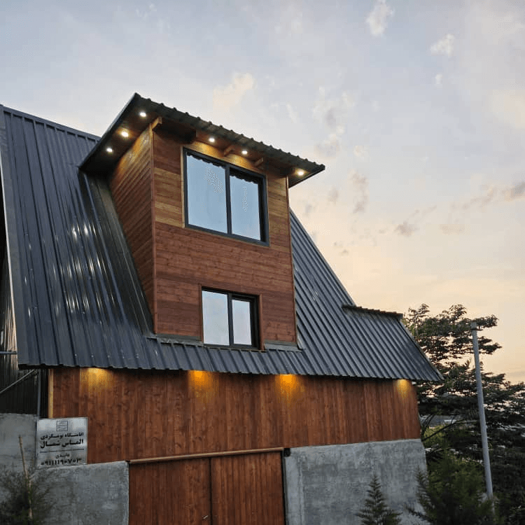 کلبه سوئیسی دوبلکس جکوزی دار در لفور