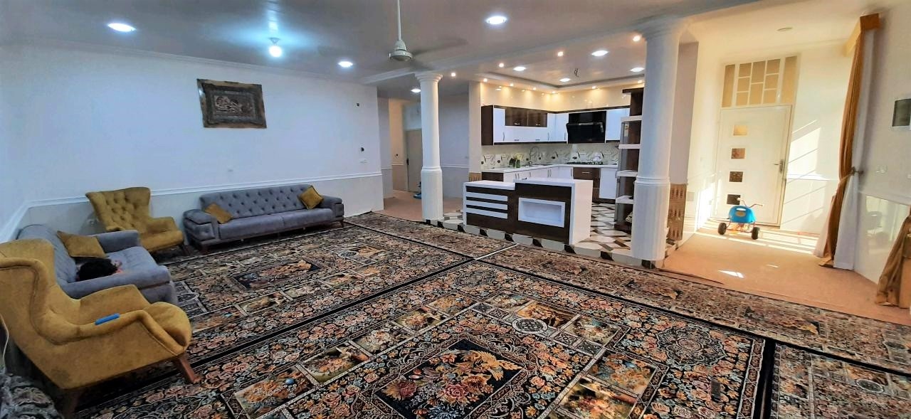 اجاره منزل مبله دوخوابه در پارک بنگسار بندر سیراف بوشهر-همکف210 متری