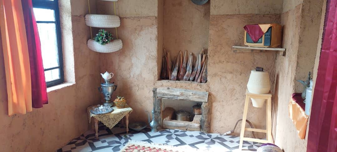 اتاق کاهگی در روستا جبری خورموج - چوپان