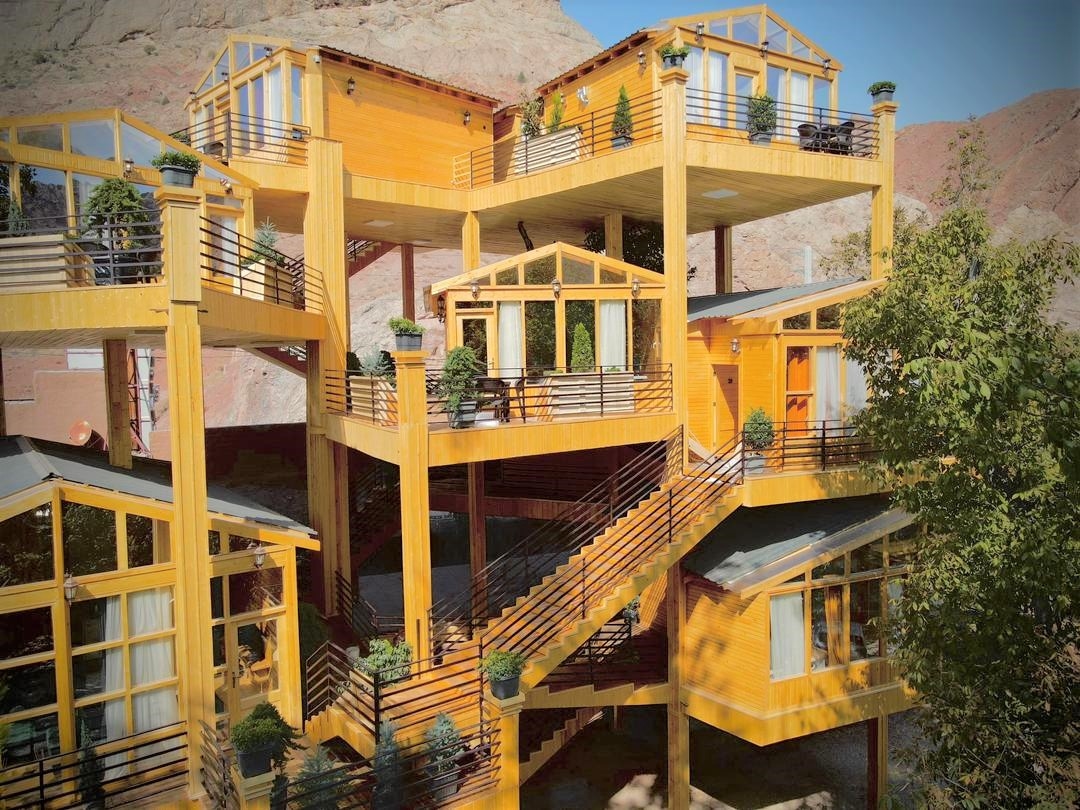 اجاره کلبه چوبی در فرح آباد فیروزکوه - داوینچی