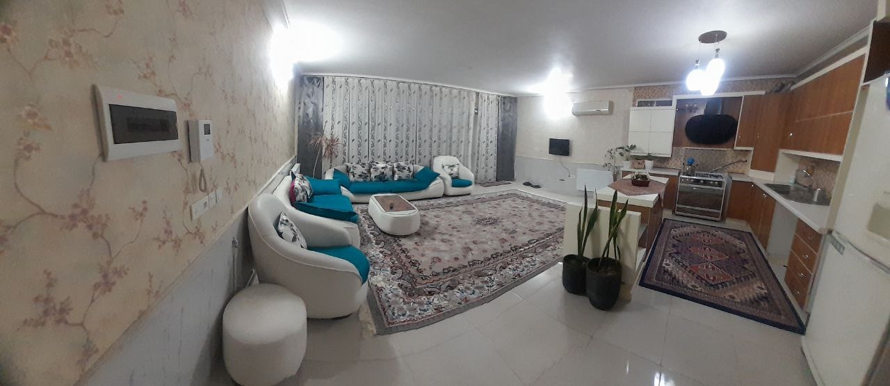 اجاره منزل مبله تمیز در صنعت کاشان - دوخوابه 120 متری