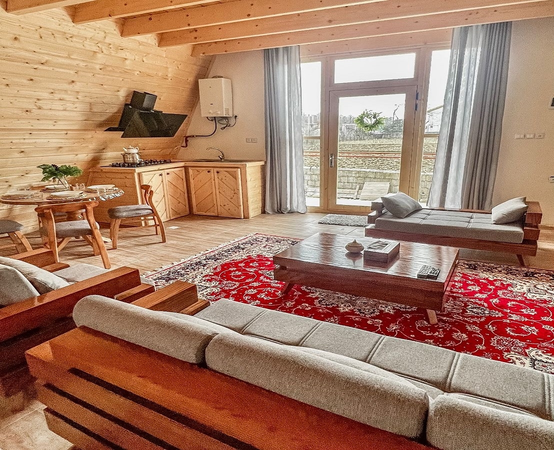 اجاره کلبه سوئیسی جنگلی در پره سر