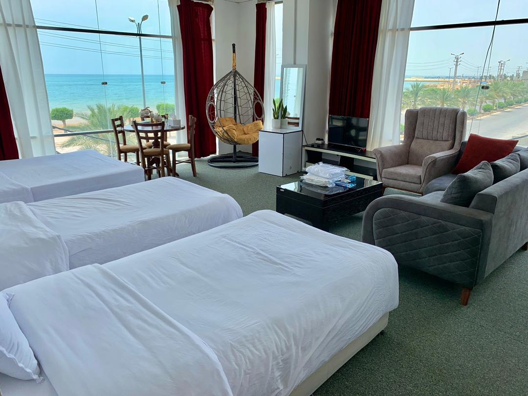 اجاره هتل ساحلی در کنگان - سوئیت 5 نفره