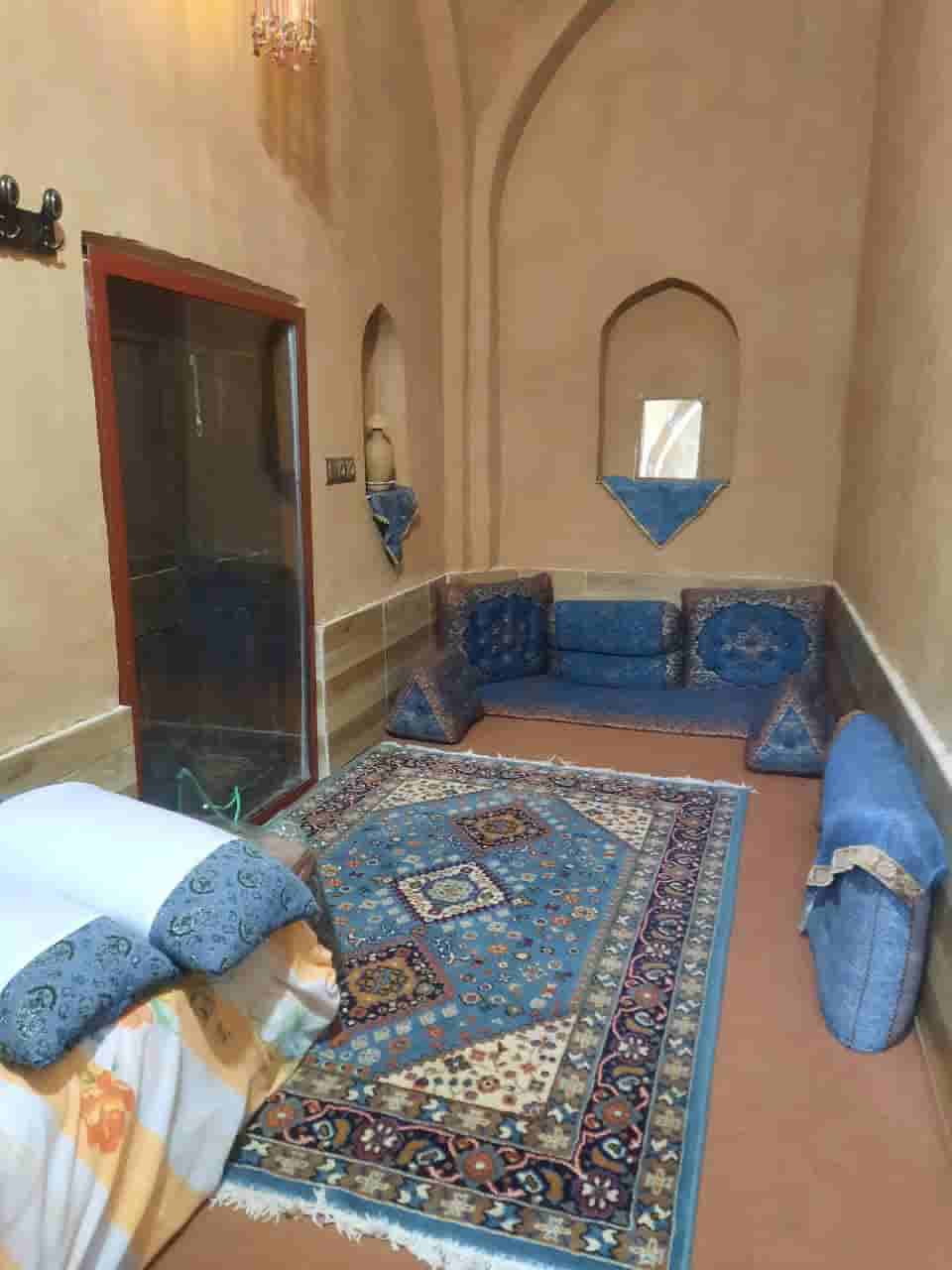 اجاره سوئیت بومگردی در فهادان یزد - اتاق کاه گلی