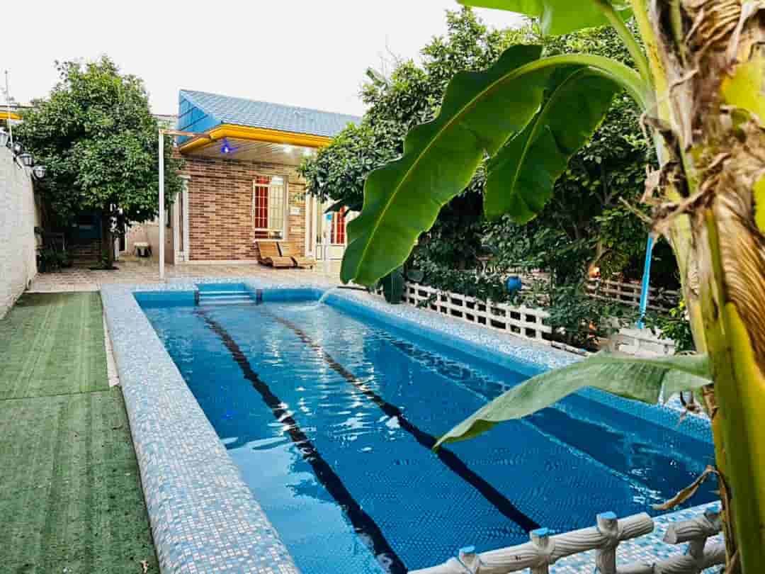 اجاره باغ با استخر روباز در منتظری دزفول