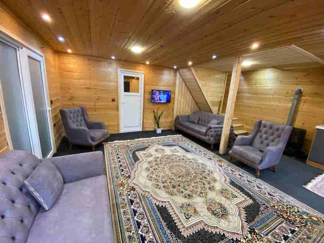 اجاره کلبه چوبی جکوزی دار دوبلکس در اسب ریسه ماسال