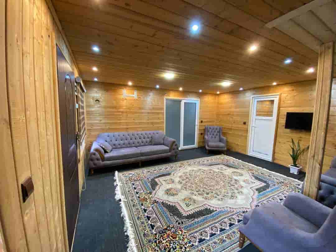 اجاره کلبه چوبی جکوزی دار دوبلکس در اسب ریسه ماسال