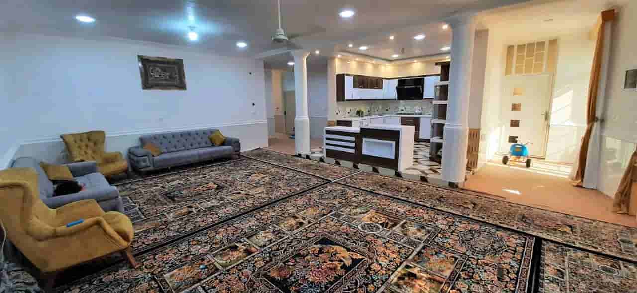اجاره منزل مبله دوخوابه در پارک بنگسار بندر سیراف بوشهر-همکف210 متری