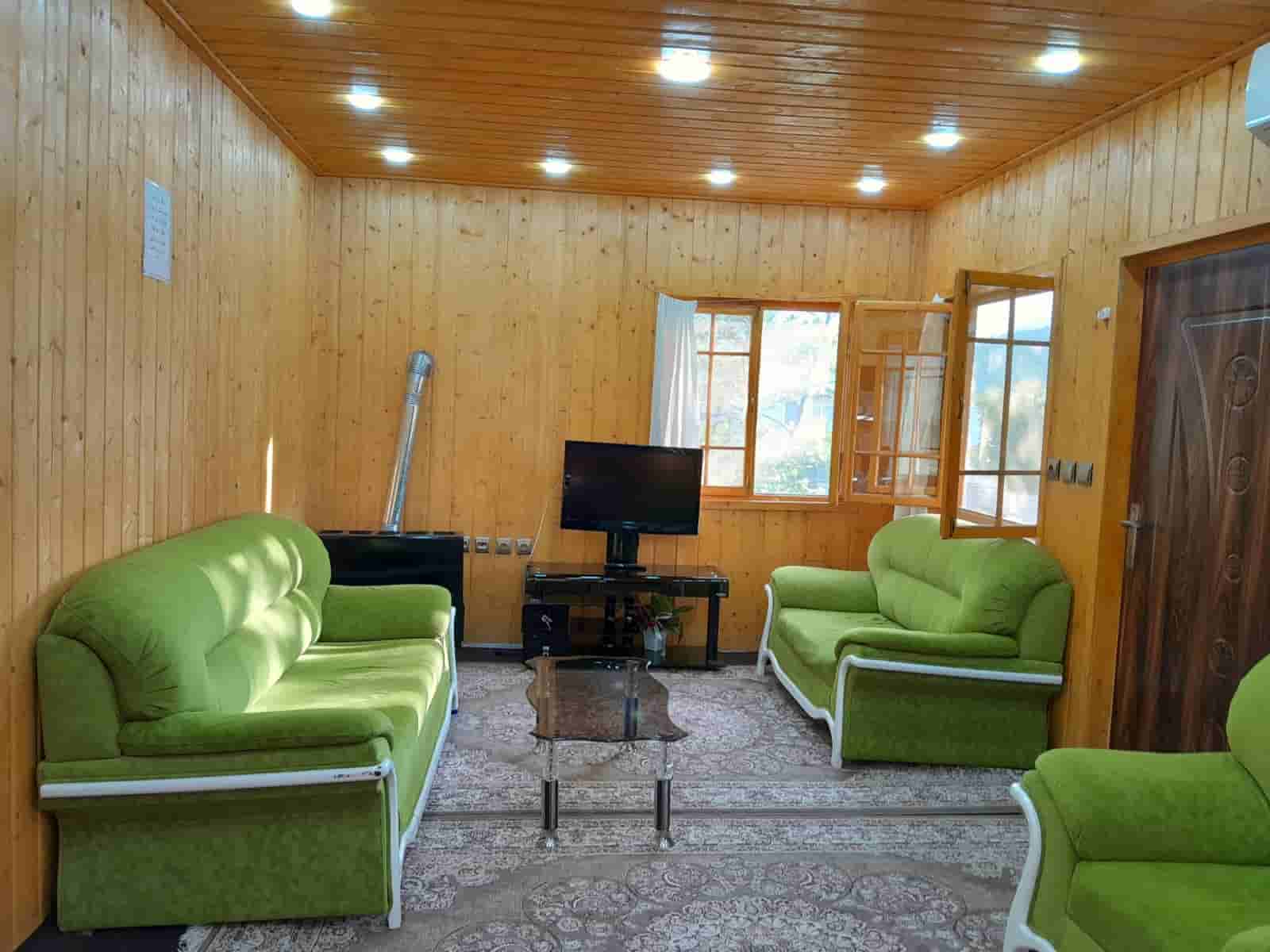 کلبه چوبی جنگلی در روستای مرکیه ماسال