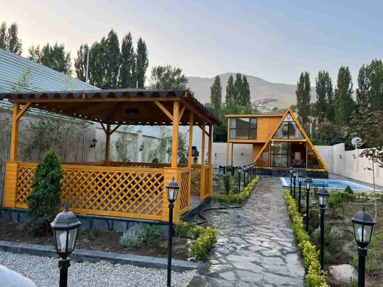 اجاره کلبه سوئیسی چوبی در لواسان