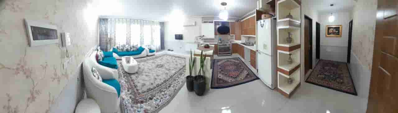 اجاره منزل مبله تمیز در صنعت کاشان - دوخوابه 120 متری
