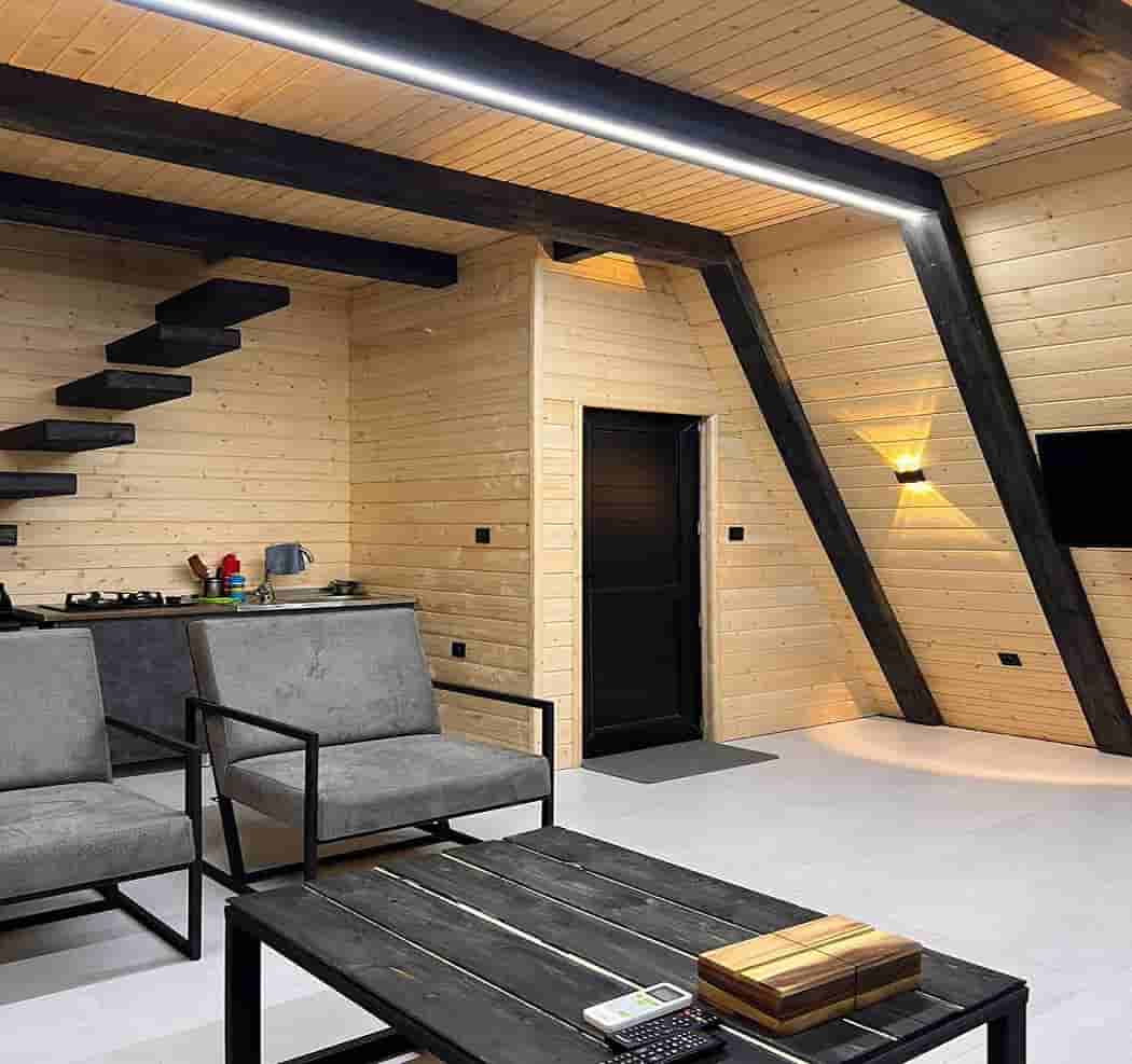 اجاره کلبه سوئیسی دوبلکس در لیره سر تنکابن - 1
