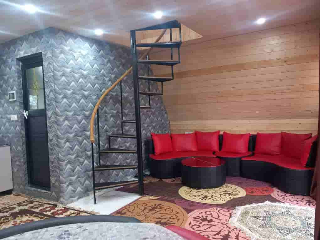 اجاره کلبه سوئیسی  جکوزی دار در روستای لودشت لفور