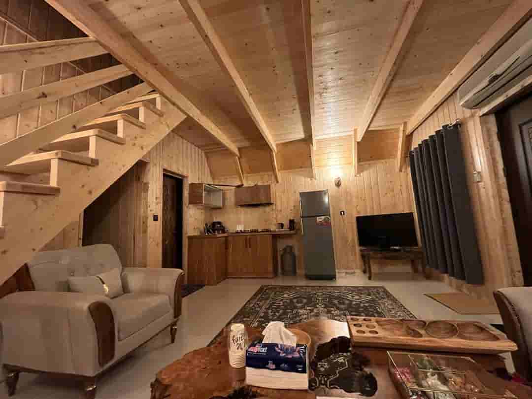 اجاره کلبه سوئیسی جکوزی دار در تنکابن