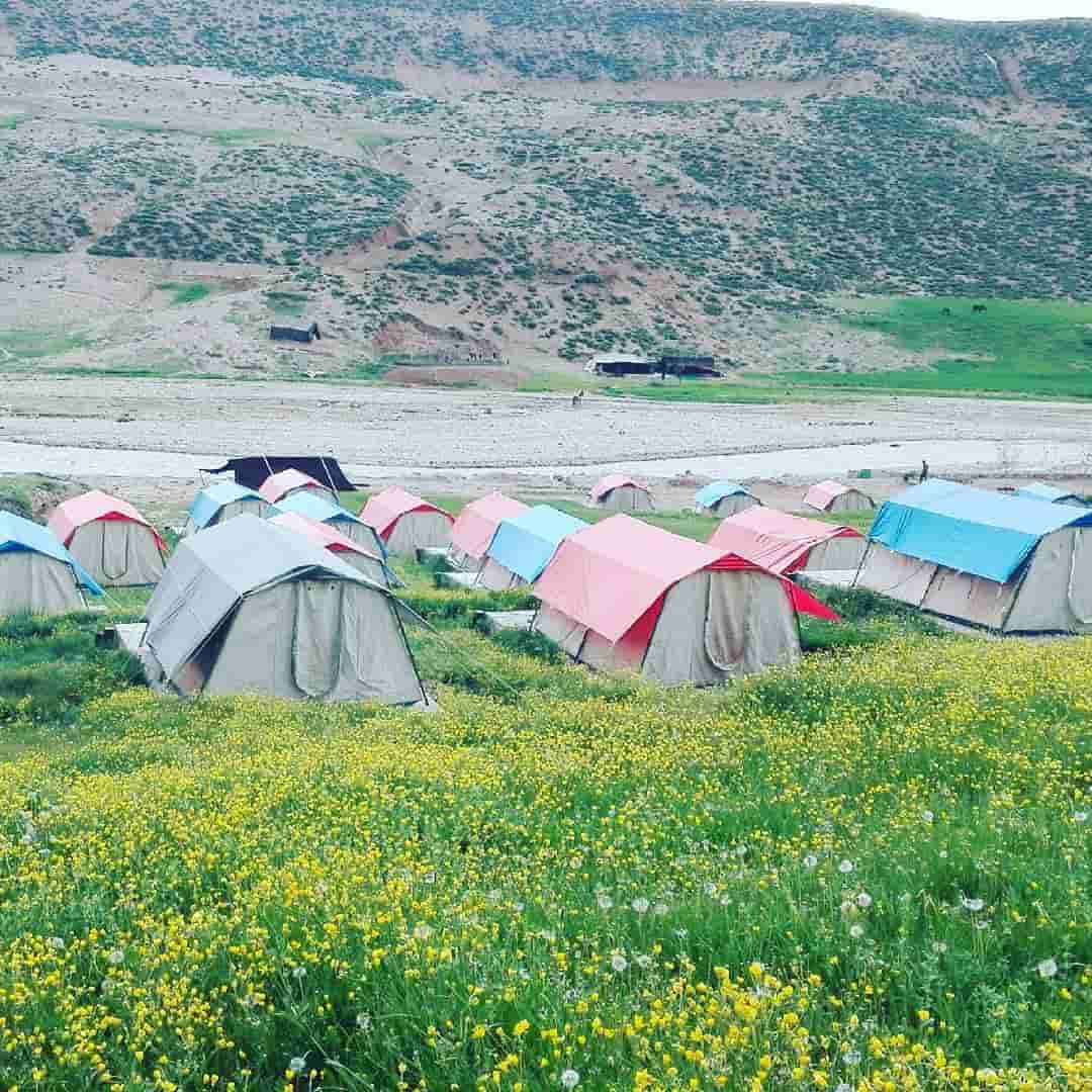 اجاره چادر بومگردی عشایری در حومه چلگرد - کوهرنگ