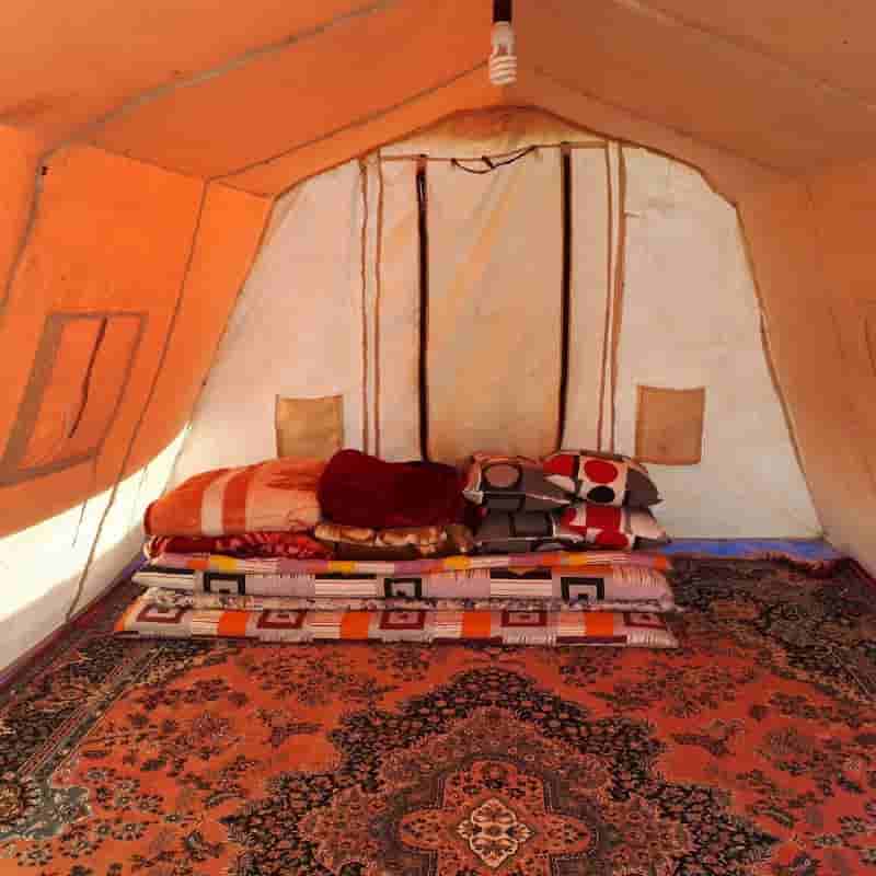 اجاره چادر بومگردی عشایری در حومه چلگرد - کوهرنگ