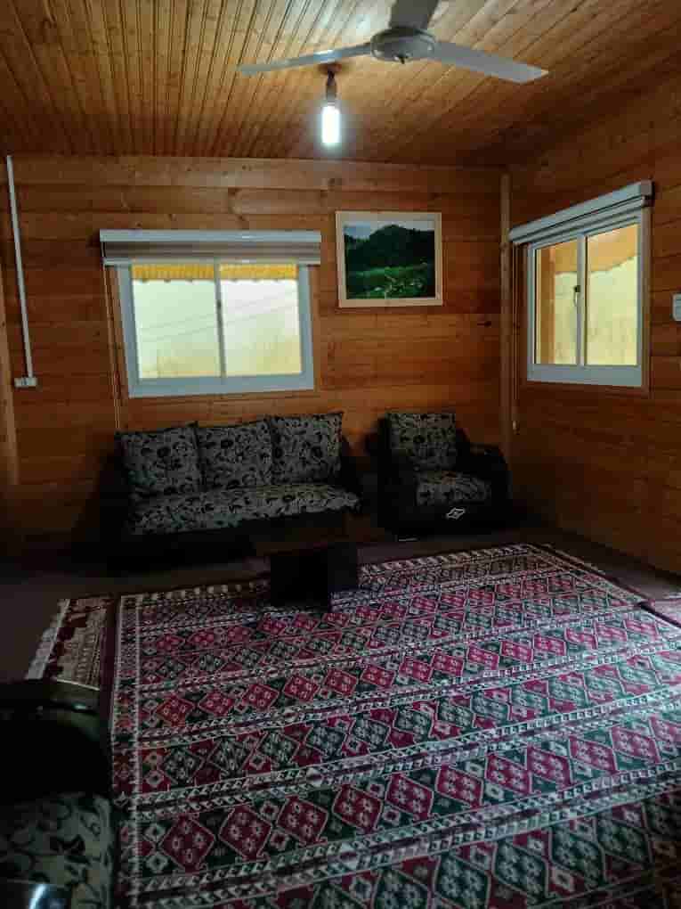 کلبه چوبی جنگلی در روستای گنذر ماسال