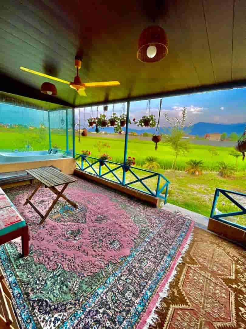 عکس خانه ویلایی جکوزی‌دار در روستای تازه آباد سلمانشهر