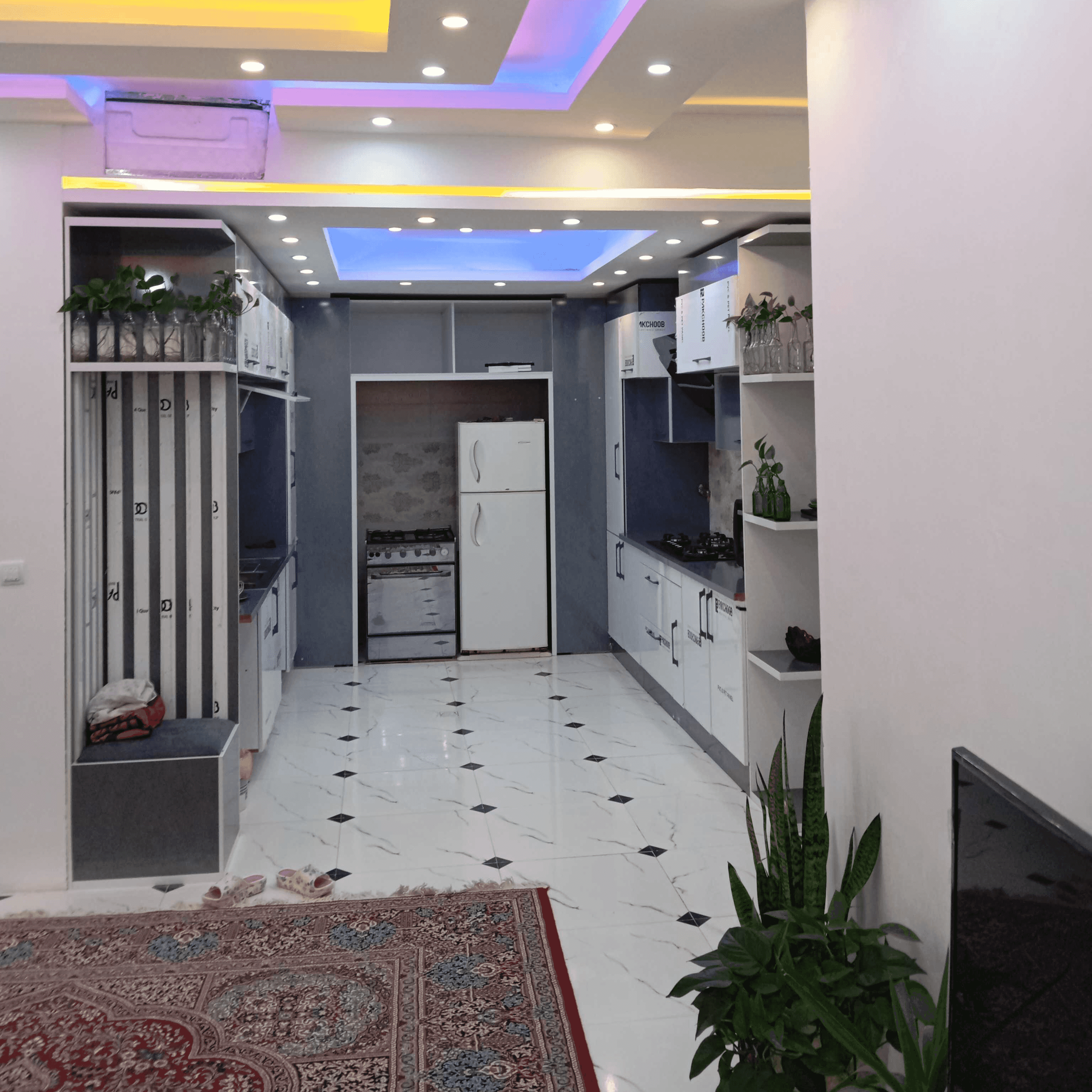  آپارتمان مبله دو خواب در گویم شیراز - همکف