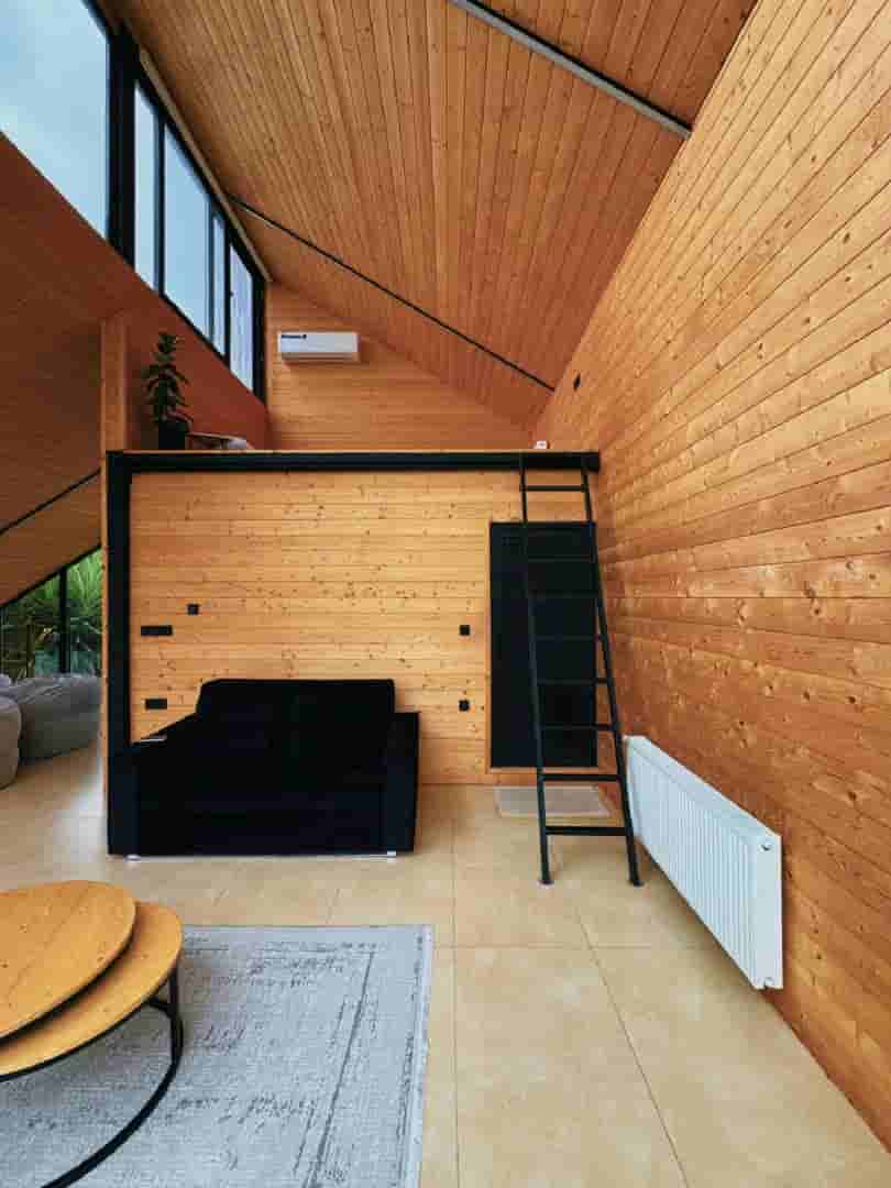 عکس کلبه شیشه ای جکوزی دار در ماسال 