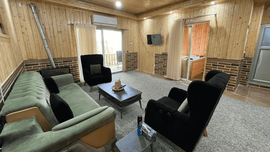 کلبه جنگلی جکوزی دار در روستا کبریاکلا - بابل