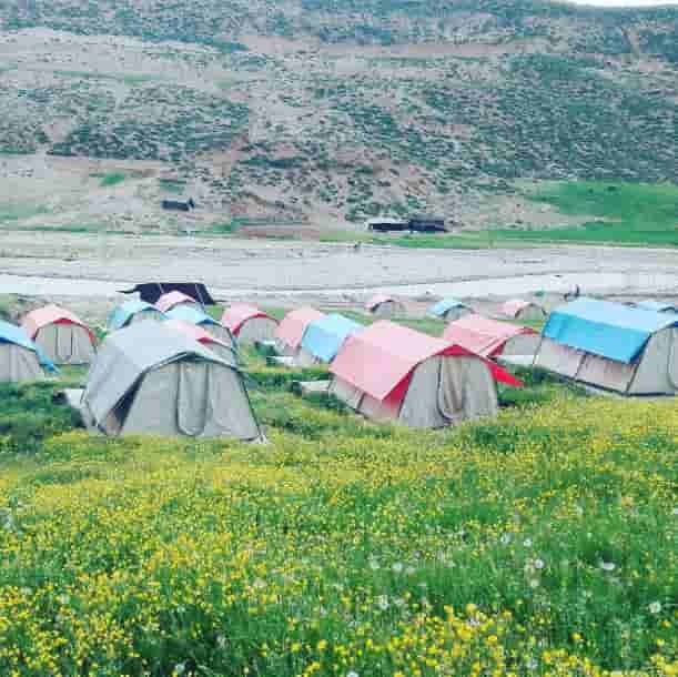 چادر عشایری در کوهرنگ چلگرد 