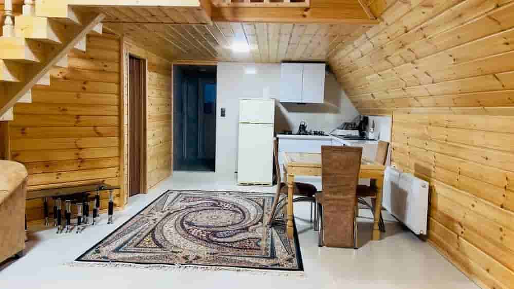 کلبه سوئیسی دوبلکس در روستا دولبین تالش