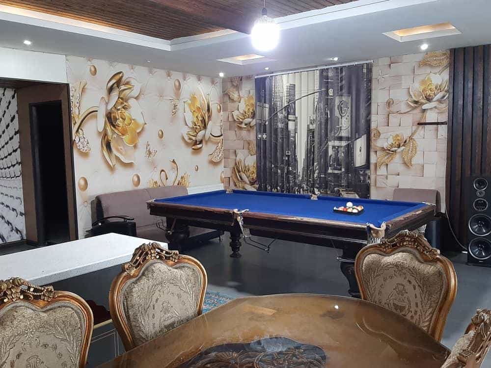 اجاره باغ با استخر آبگرم در شهرک آرتی کردان 