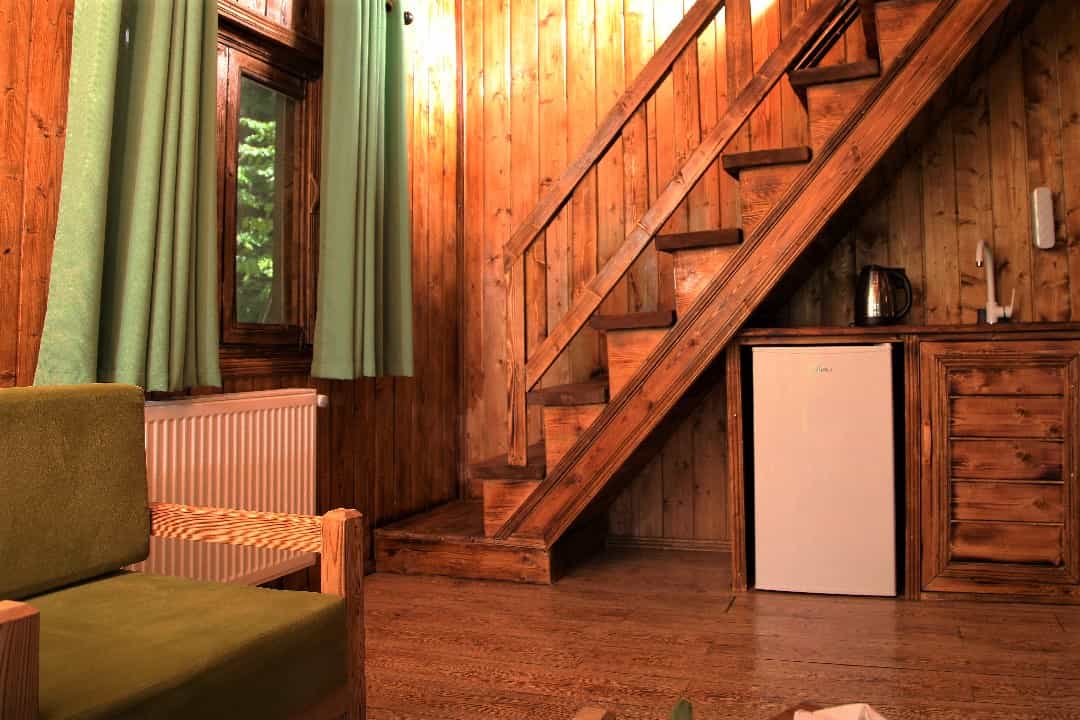 اجاره کلبه چوبی در کوبیجار لاهیجان - کلبه دوبلکس
