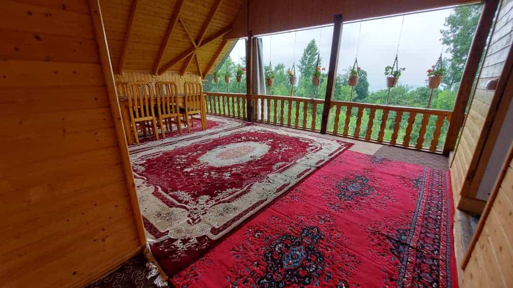 اجاره کلبه چوبی در روستا کار در کلا شیرگاه - 100 متری