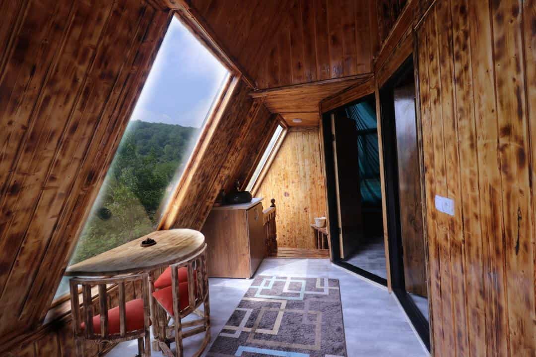 اجاره کلبه سوئیسی جنگلی در گرماپشته-تنکابن