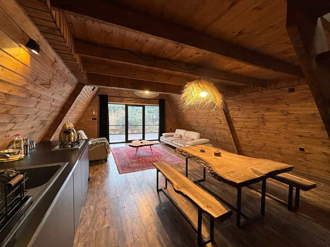 اجاره کلبه دوبلکس سوئیسی در منجیل-گیلان