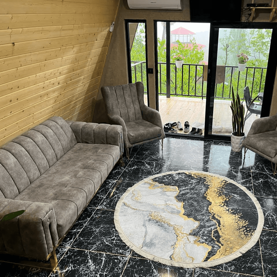 کلبه سوئیسی جنگلی دوبلکس جکوزی دار در اربه کله رامسر