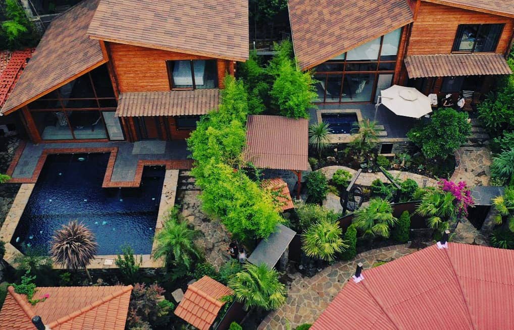 اجاره ویلا استخرروباز با آبگرم در رامسر 