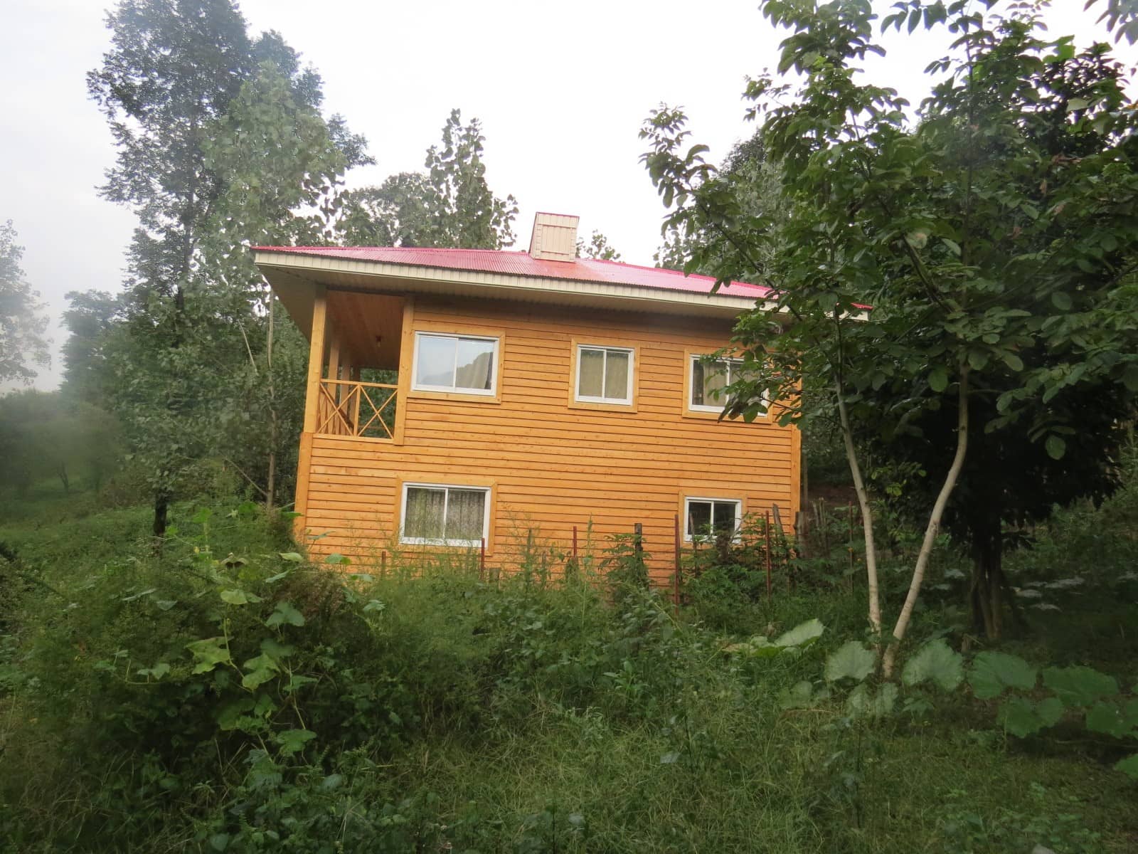 اجاره کلبه چوبی جنگلی جکوزی دار در نسا ماسال