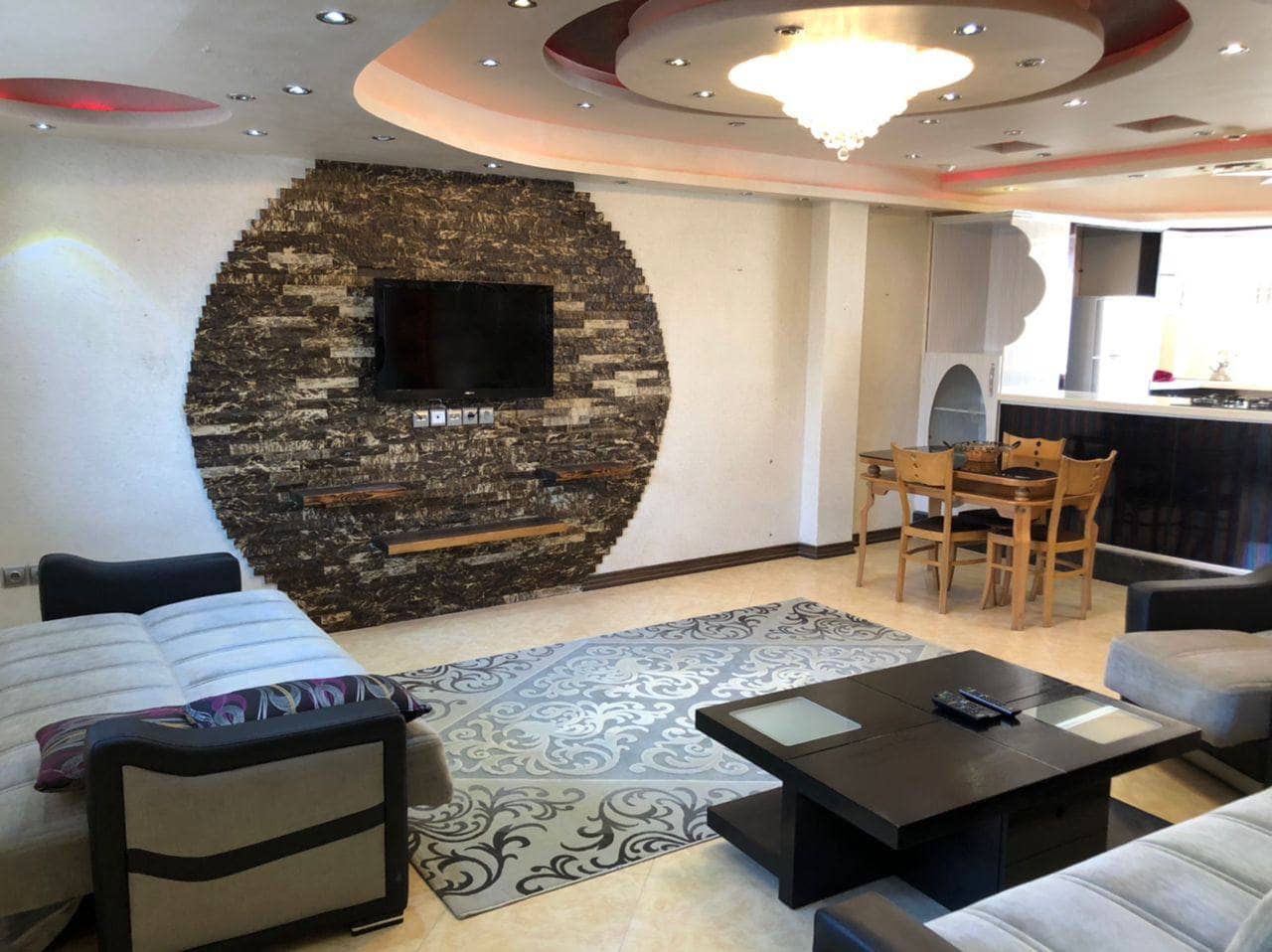 اجاره ویلا استخر سرپوشیده آبگرم در سنگاچین - 3خواب