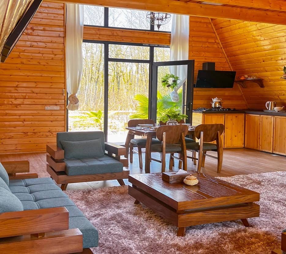 اجاره کلبه سوئیسی جنگلی در پره سر - vip