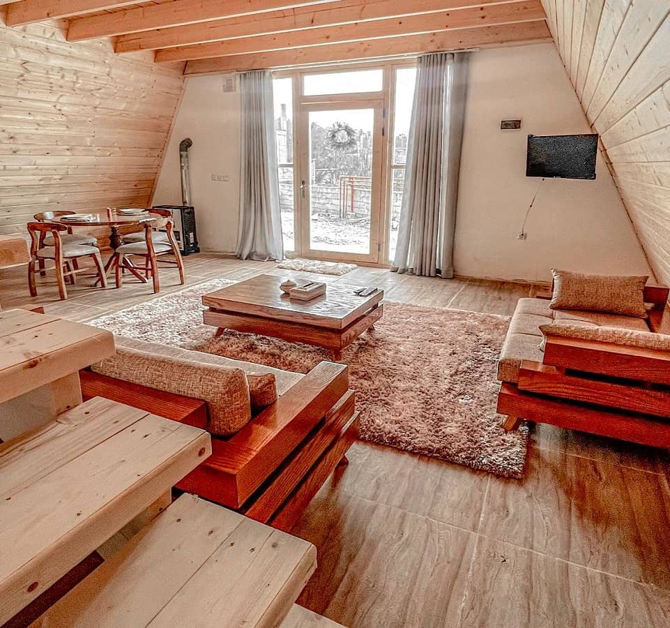 اجاره کلبه سوئیسی جنگلی در پره سر